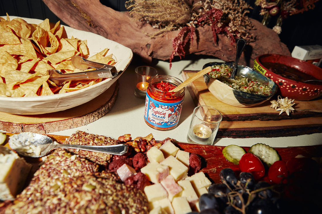 The Spicy Balkan Ajvar. Balkan Caviar spread.